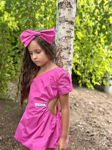 Fucsia Glow Bow Аксесоар за коса