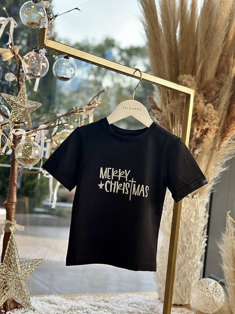 MERRY CHRISTMAS Top Блузка с принт в два цвята