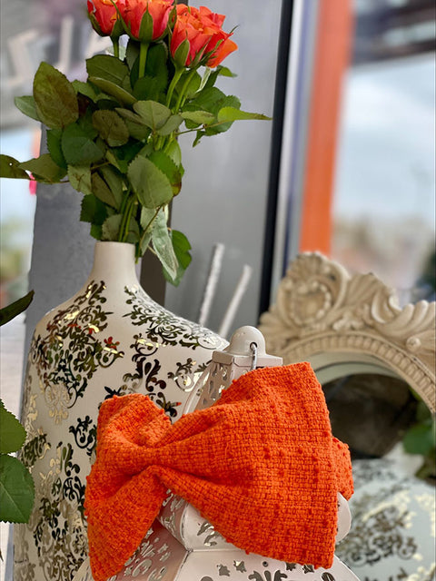 Tangerine Couture Boucle dress