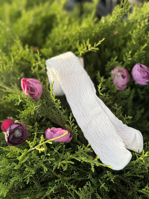 Bimba in ivory Tights in ivory