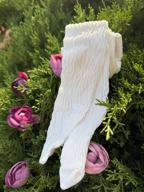 Bimba in ivory Tights in ivory