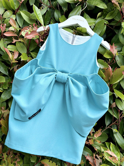 Turquoise Dream Dress Рокля балон с панделка