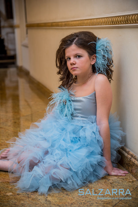 Blue Feathers Аксесоар за коса