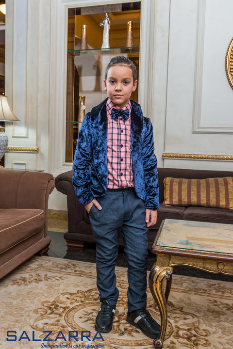 Velvet Royal Blazer for boy
