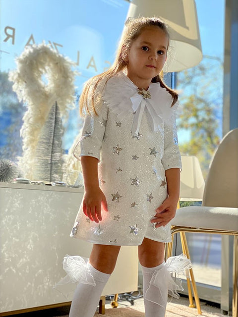 Starlet Shine Dress Рокля с якичка и пайети