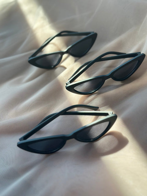 Midnight &amp; Ivory Cat-Eye Sunglasses – Kids' sunglasses in black and white cat-eye