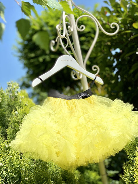 Sunny Bloom Skirt Детска жълта пола от тюл