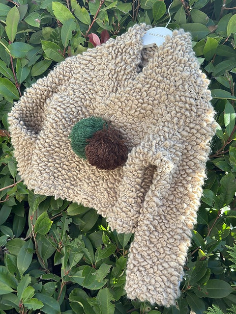 Cozy Acorn Sweater Бежов пуловер за момче